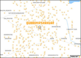 map of Qubbo Mīr Shāhdār