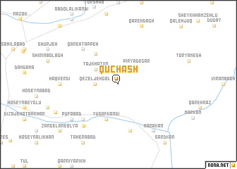 map of Qūchāsh