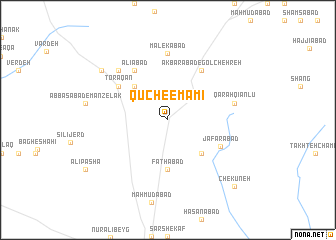 map of Qūch-e Emāmī