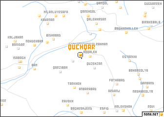 map of Qūch Qar