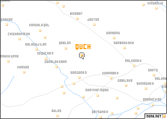 map of Qūch