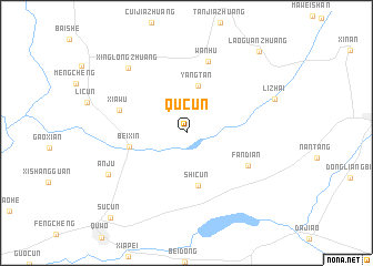 map of Qucun