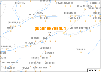 map of Qūdāneh-ye Bālā