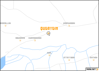 map of Qudaydīm