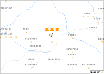 map of Quddām