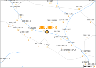 map of Qūdjānak