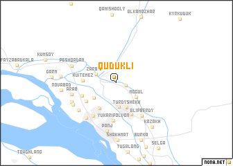 map of Quduklí