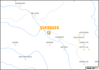 map of Queaquea