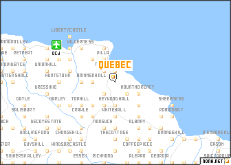 map of Quebec