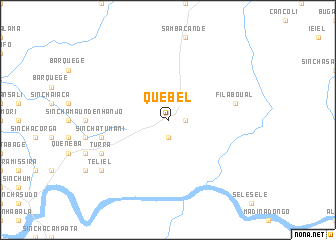 map of Quebel