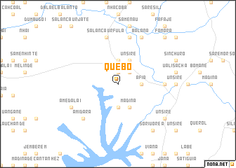 map of Quebo