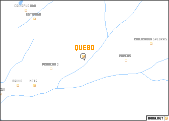 map of Quebó