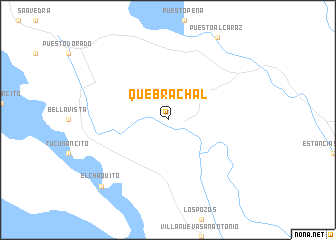 map of Quebrachal