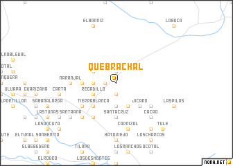 map of Quebrachal