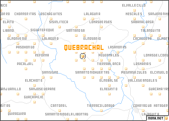 map of Quebrachal