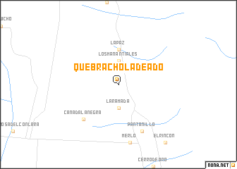 map of Quebracho Ladeado