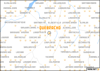 map of Quebracho