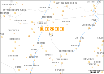 map of Quebra-Coco