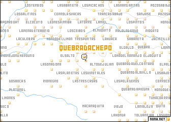 map of Quebrada Chepo