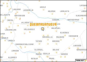 map of Quebradanueva