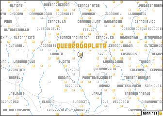 map of Quebrada Plata