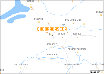 map of Quebrada Seca