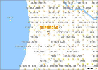 map of Quebrada