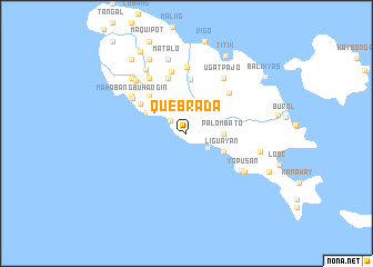 map of Quebrada