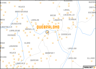 map of Quebralomo