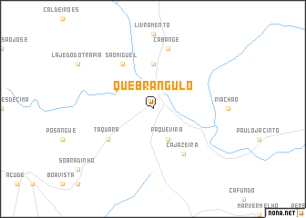 map of Quebrângulo