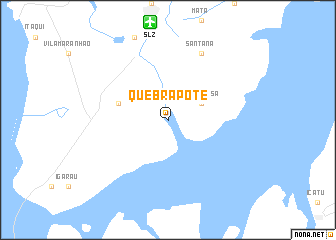 map of Quebra-Pote