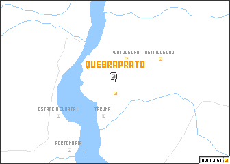 map of Quebra Prato