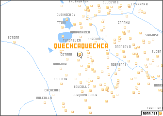 map of Quechca Quechca