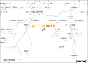 map of Quecuichilla