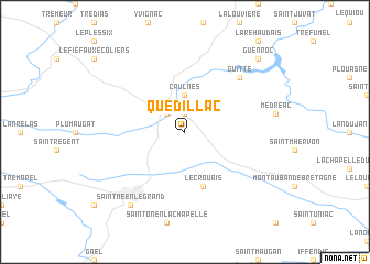 map of Quédillac