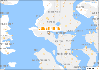 map of Queen Anne