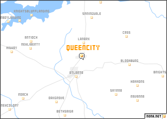 map of Queen City