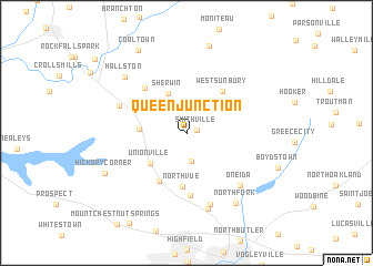 map of Queen Junction