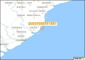 map of Queensberry Bay