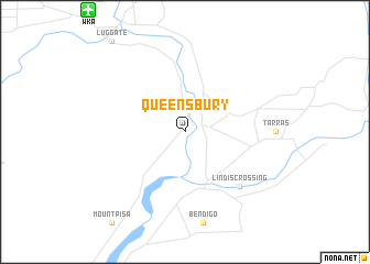 map of Queensbury