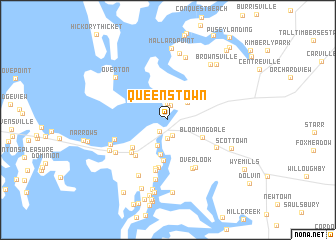 map of Queenstown