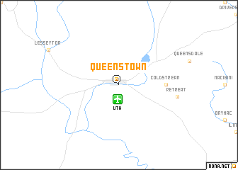 map of Queenstown