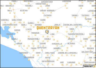 map of Quehtrayah