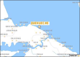 map of Quehueche