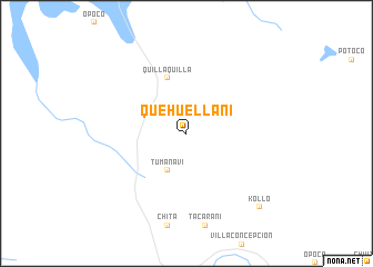 map of Quehuellani