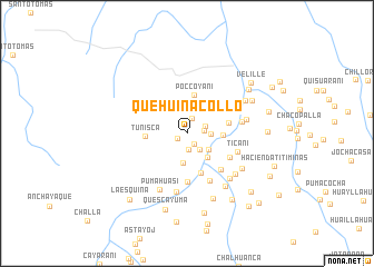 map of Quehuinacollo