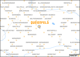 map of Queienfeld