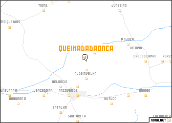 map of Queimada da Onça