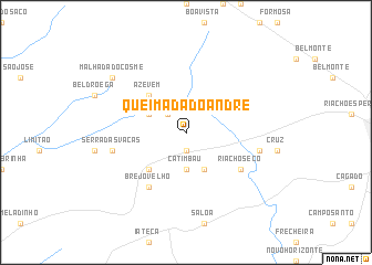 map of Queimada do André