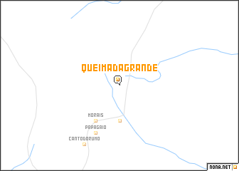 map of Queimada Grande